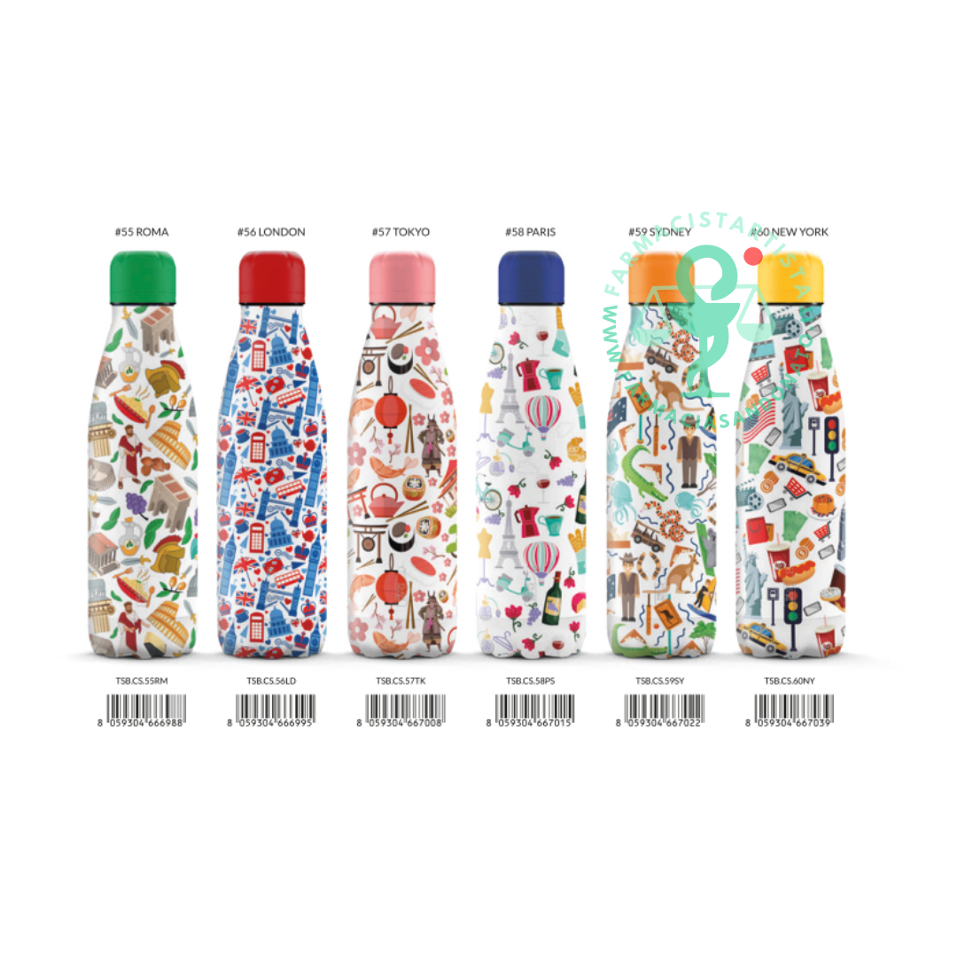 The Steel Bottle- Collezione CITY SERIES - 500ml – Farmacia San Donato