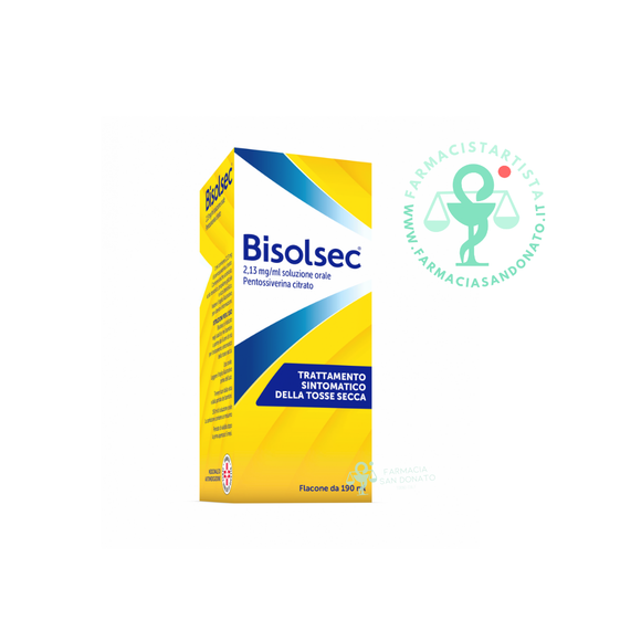 Bisolsec*orale soluz 190 ml 2,13 mg/ml flacone