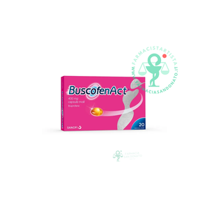 BuscofenAct 400 mg Con Ibuprofene Analgesico Contro Dolori Forti Da Ciclo 20 Capsule Molli