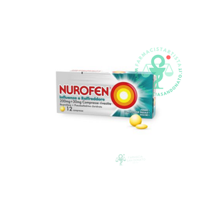 NUROFEN INFLUENZA E RAFFREDDORE 200 MG + 30 MG 12 COMPRESSE RIVESTITE