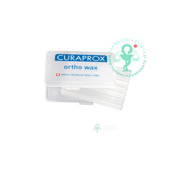 Curaprox ortho wax 7 pezzi 46x4 mm di cera ortodontica